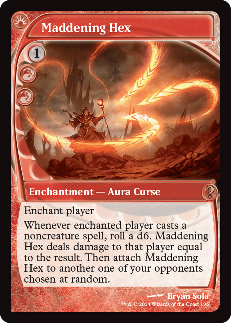Maddening Hex (Future Sight) [Mystery Booster 2] MTG Single Magic: The Gathering  | Multizone: Comics And Games