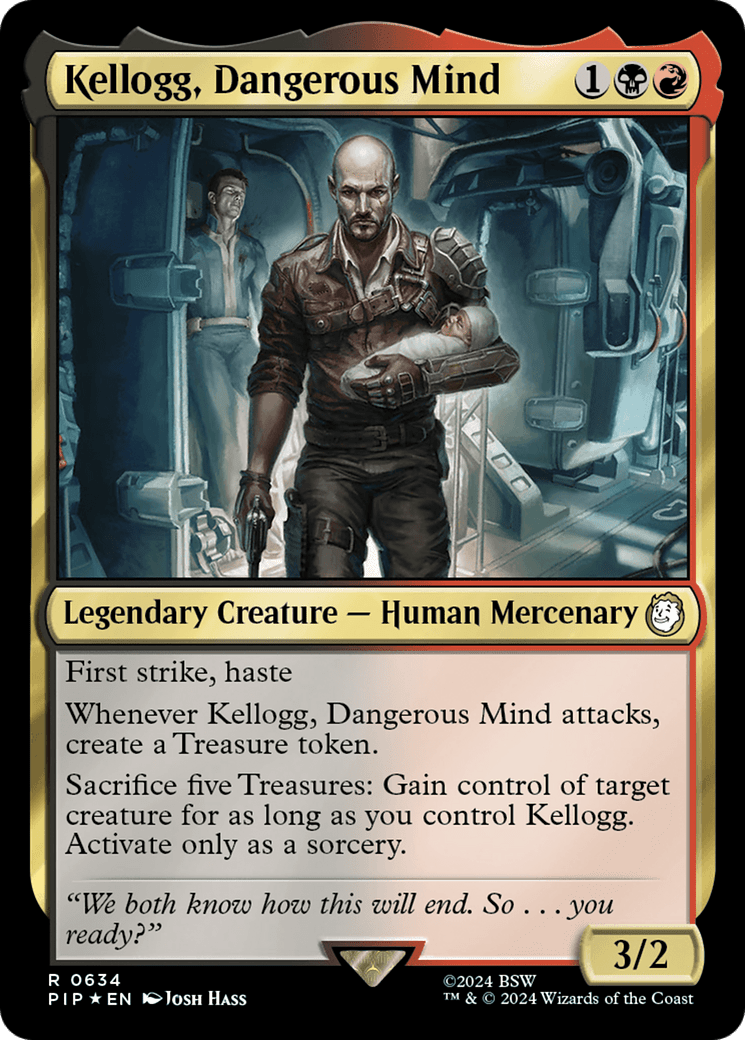 Kellogg, Dangerous Mind (Surge Foil) [Fallout] MTG Single Magic: The Gathering  | Multizone: Comics And Games