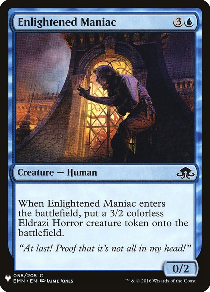 Enlightened Maniac [Mystery Booster] MTG Single Magic: The Gathering  | Multizone: Comics And Games