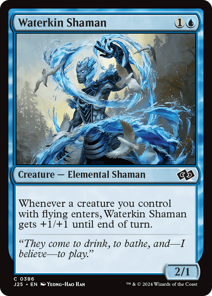 Waterkin Shaman [Foundations Jumpstart] MTG Single Magic: The Gathering  | Multizone: Comics And Games