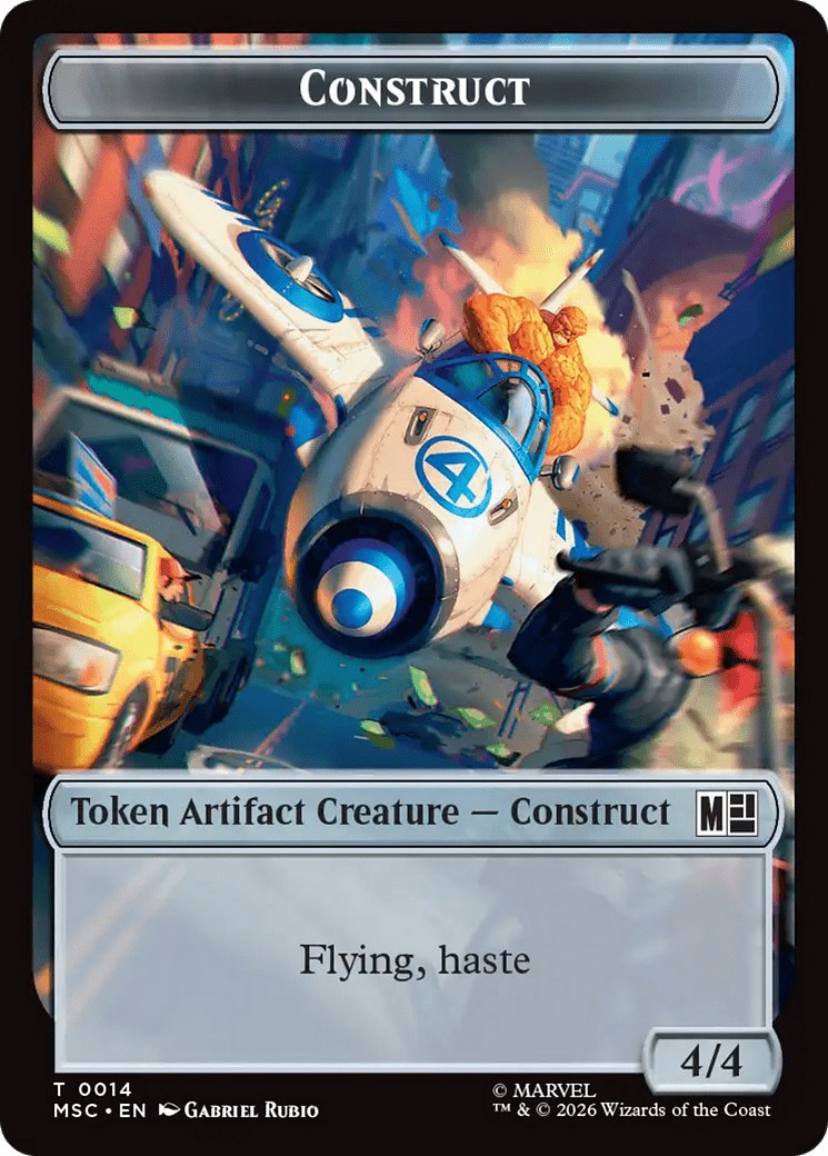 Council of Reeds (008) // Construct (014) Double-Sided Token [Marvel Super Heroes Commander Tokens] MTG Single Magic: The Gathering  | Multizone: Comics And Games