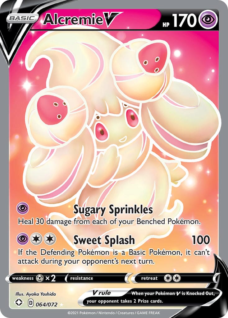 Alcremie V (064/072) [Sword & Shield: Shining Fates] Pokemon Single Pokémon  | Multizone: Comics And Games