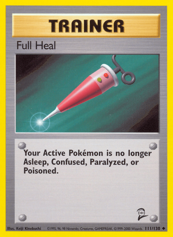 Full Heal (111/130) [Base Set 2] Pokemon Single Pokémon  | Multizone: Comics And Games