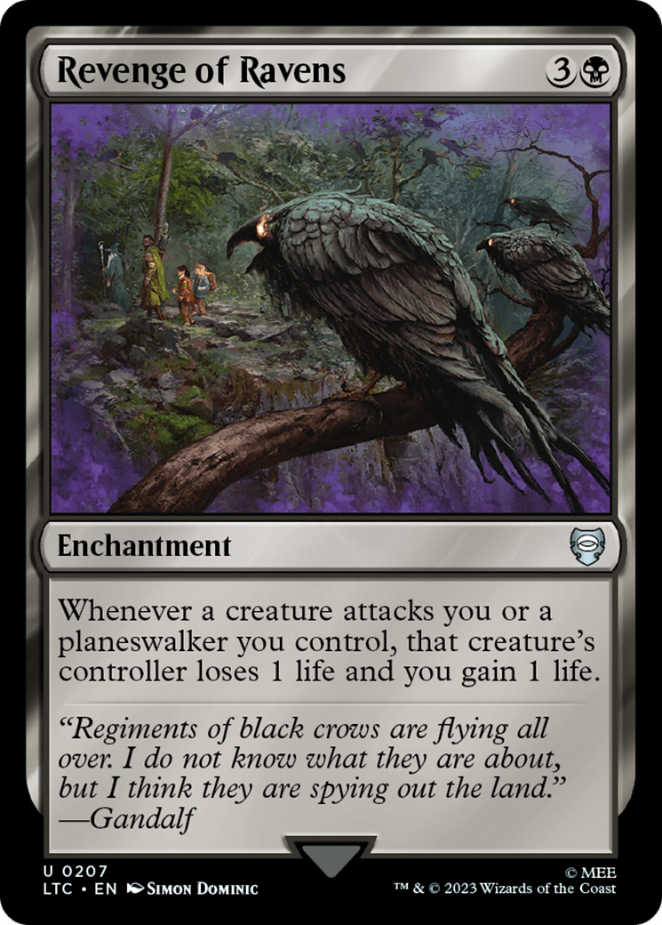 Revenge of Ravens [The Lord of the Rings: Tales of Middle-Earth Commander] MTG Single Magic: The Gathering  | Multizone: Comics And Games