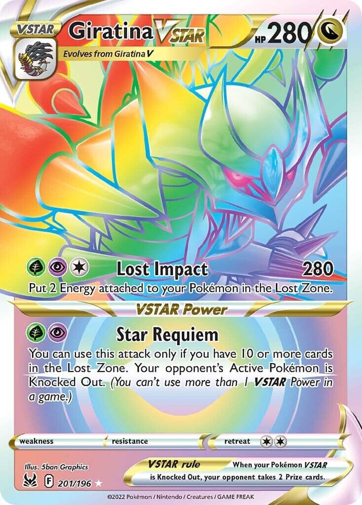 Giratina VSTAR (201/196) [Sword & Shield: Lost Origin] Pokemon Single Pokémon  | Multizone: Comics And Games
