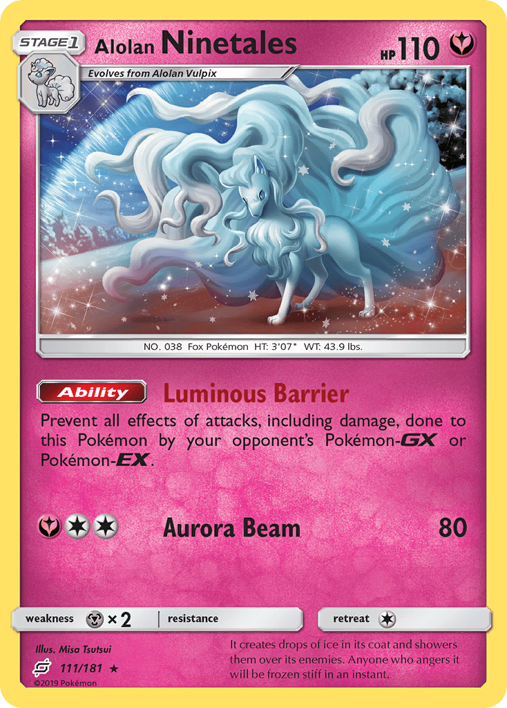 Alolan Ninetales (111/181) [Sun & Moon: Team Up] Pokemon Single Pokémon  | Multizone: Comics And Games