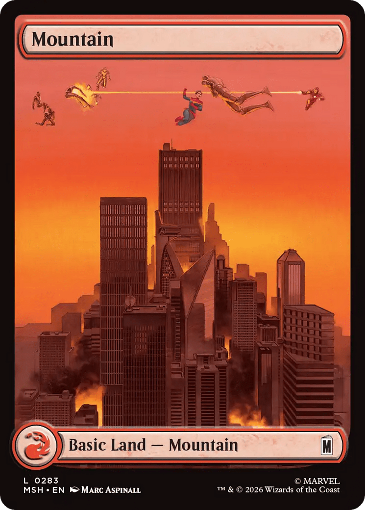 Mountain (0283) [Marvel Super Heroes] MTG Single Magic: The Gathering  | Multizone: Comics And Games