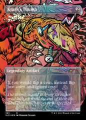 Krark's Thumb // Krark's Thumb (Borderless) [Secret Lair Drop Series] MTG Single Magic: The Gathering  | Multizone: Comics And Games