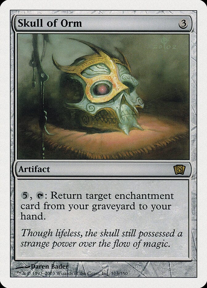 Skull of Orm (8th Edition) [Oversize Cards] MTG Single Magic: The Gathering  | Multizone: Comics And Games