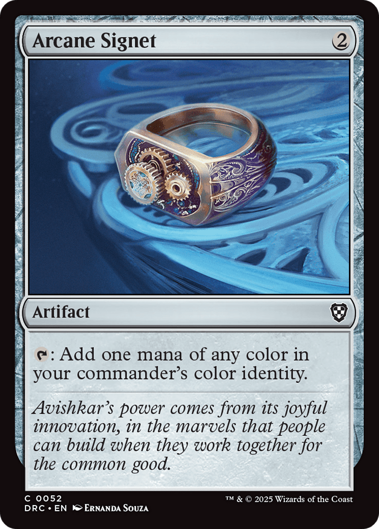 Arcane Signet (0052) [Aetherdrift Commander] MTG Single Magic: The Gathering  | Multizone: Comics And Games