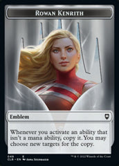 Rowan Kenrith Emblem // Copy Double-Sided Token [Commander Legends: Battle for Baldur's Gate Tokens] MTG Single Magic: The Gathering  | Multizone: Comics And Games