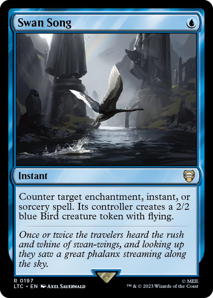 Swan Song [The Lord of the Rings: Tales of Middle-Earth Commander] MTG Single Magic: The Gathering  | Multizone: Comics And Games
