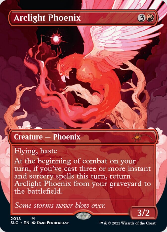 Arclight Phoenix (Borderless) [Secret Lair Countdown Kit] MTG Single Magic: The Gathering  | Multizone: Comics And Games