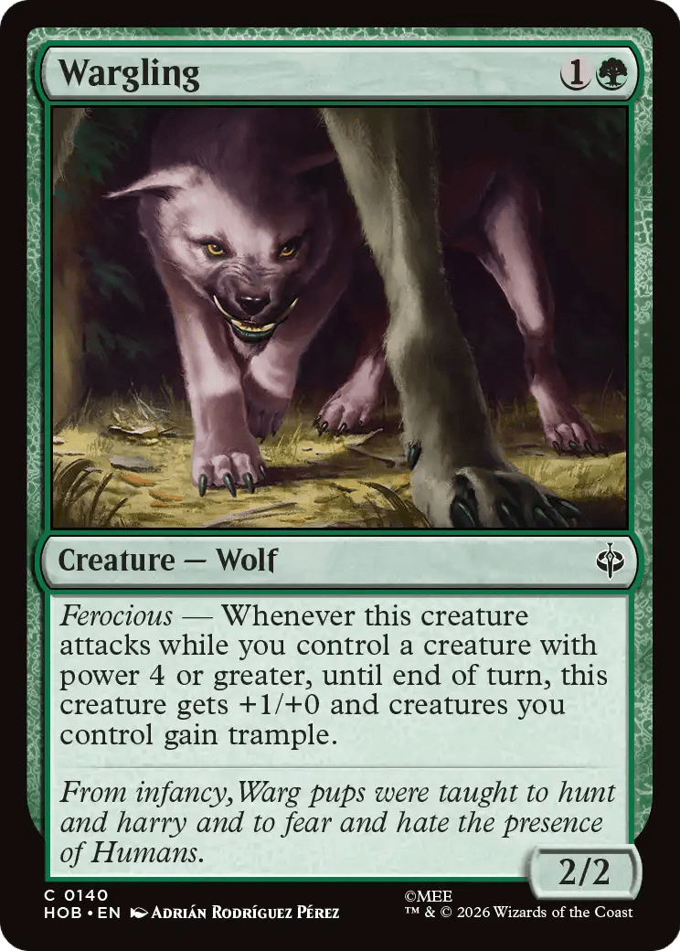 Wargling [The Hobbit] MTG Single Magic: The Gathering  | Multizone: Comics And Games
