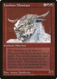 Hurloon Minotaur (Oversized) [Oversize Cards] MTG Single Magic: The Gathering  | Multizone: Comics And Games