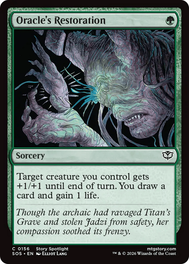 Oracle's Restoration [Secrets of Strixhaven] MTG Single Magic: The Gathering  | Multizone: Comics And Games