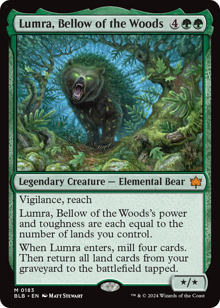 Lumra, Bellow of the Woods [Bloomburrow] | Multizone: Comics And Games