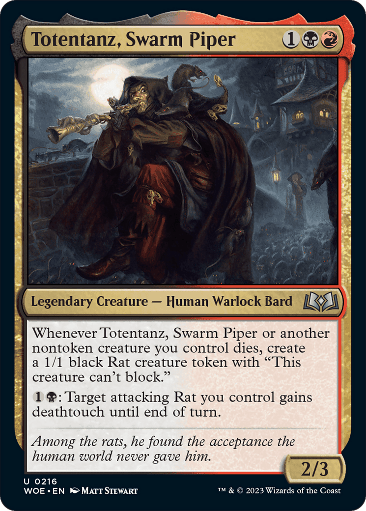 Totentanz, Swarm Piper [Wilds of Eldraine] MTG Single Magic: The Gathering  | Multizone: Comics And Games