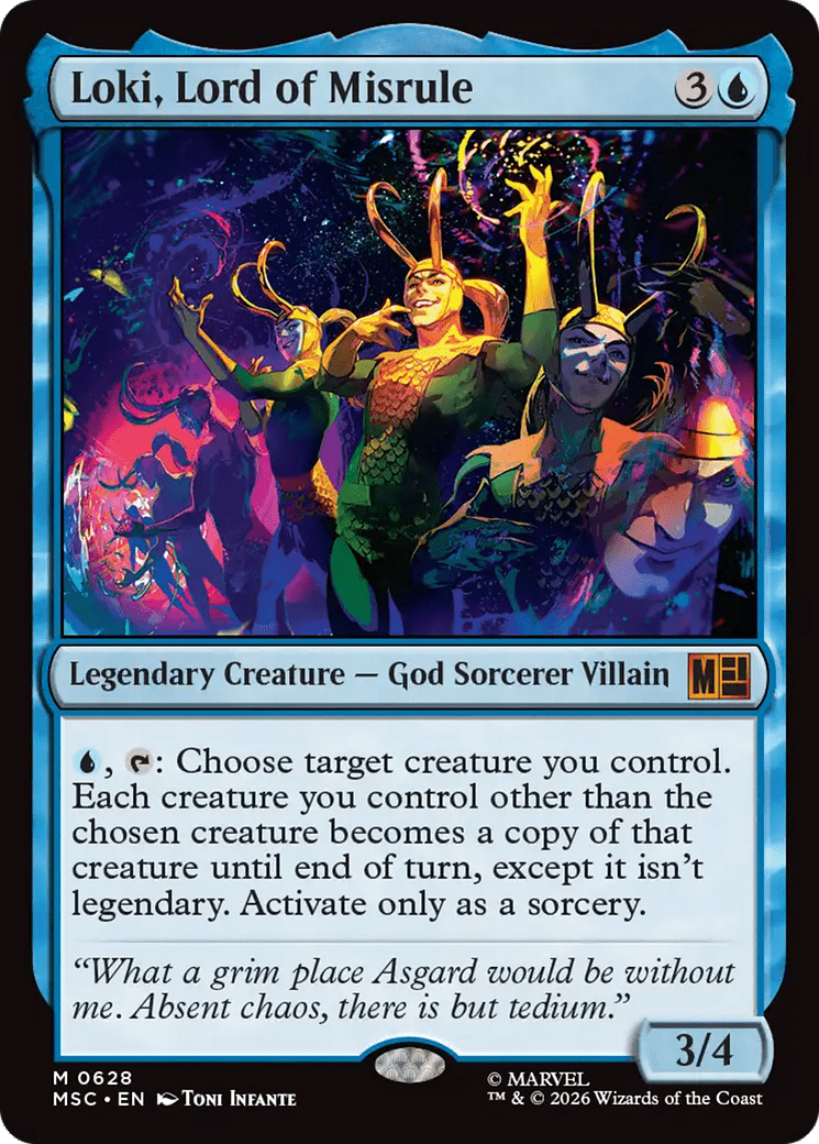 Loki, Lord of Misrule [Marvel Super Heroes Commander] MTG Single Magic: The Gathering  | Multizone: Comics And Games