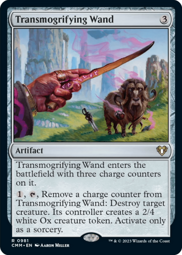 Transmogrifying Wand [Commander Masters] MTG Single Magic: The Gathering  | Multizone: Comics And Games