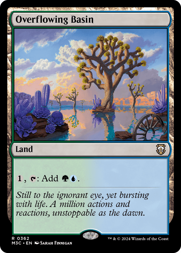 Overflowing Basin (Ripple Foil) [Modern Horizons 3 Commander] MTG Single Magic: The Gathering  | Multizone: Comics And Games