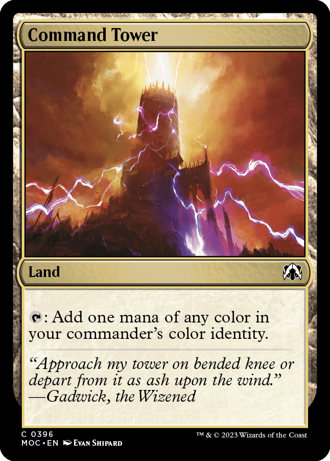 Command Tower [March of the Machine Commander] MTG Single Magic: The Gathering  | Multizone: Comics And Games