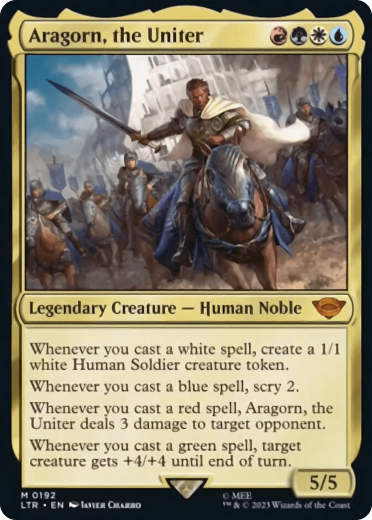 Aragorn, the Uniter [The Lord of the Rings: Tales of Middle-Earth] MTG Single Magic: The Gathering  | Multizone: Comics And Games