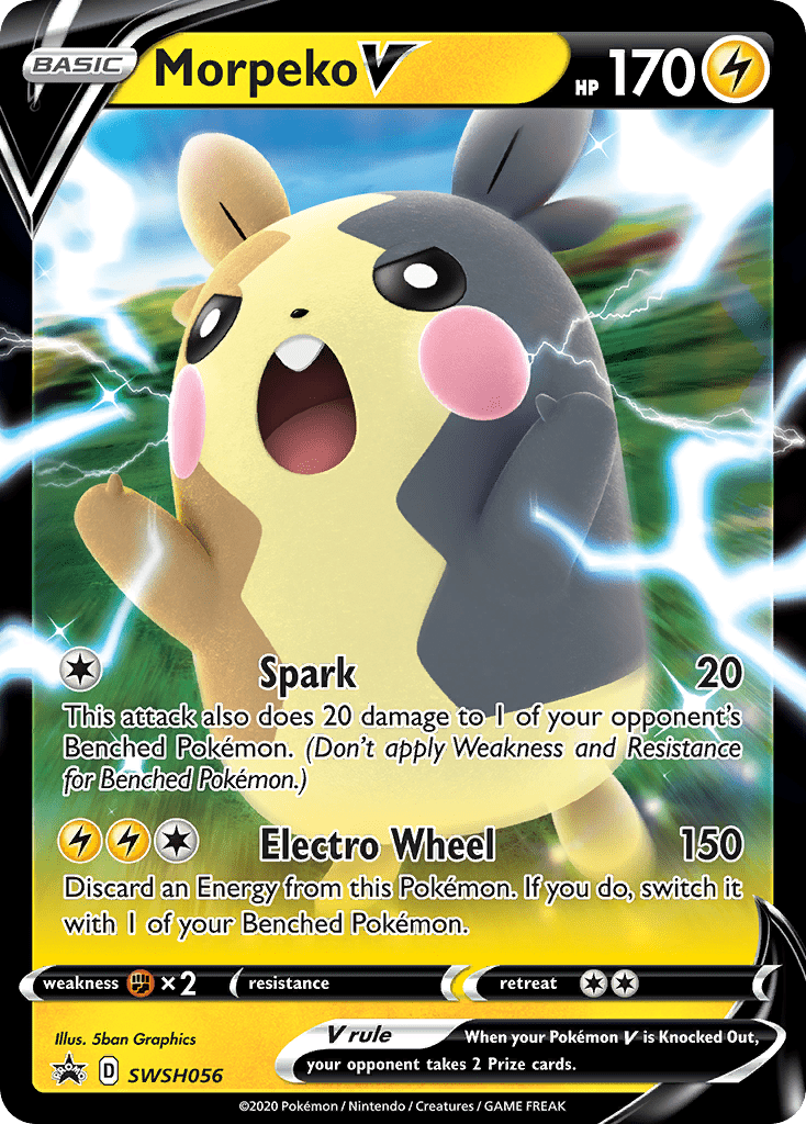 Morpeko V (SWSH056) [Sword & Shield: Black Star Promos] Pokemon Single Pokémon  | Multizone: Comics And Games