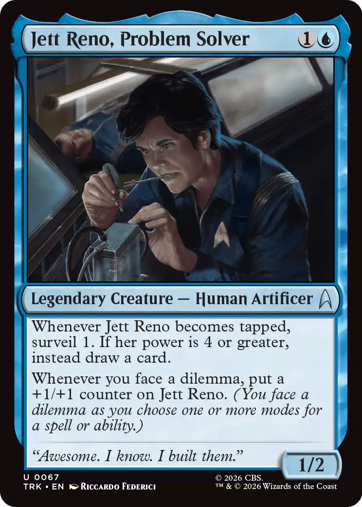 Jett Reno, Problem Solver [Star Trek] MTG Single Magic: The Gathering  | Multizone: Comics And Games