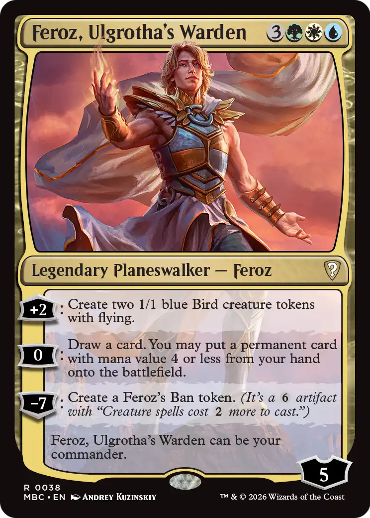 Feroz, Ulgrotha's Warden [Mystery Booster: Commander Edition] | Multizone: Comics And Games