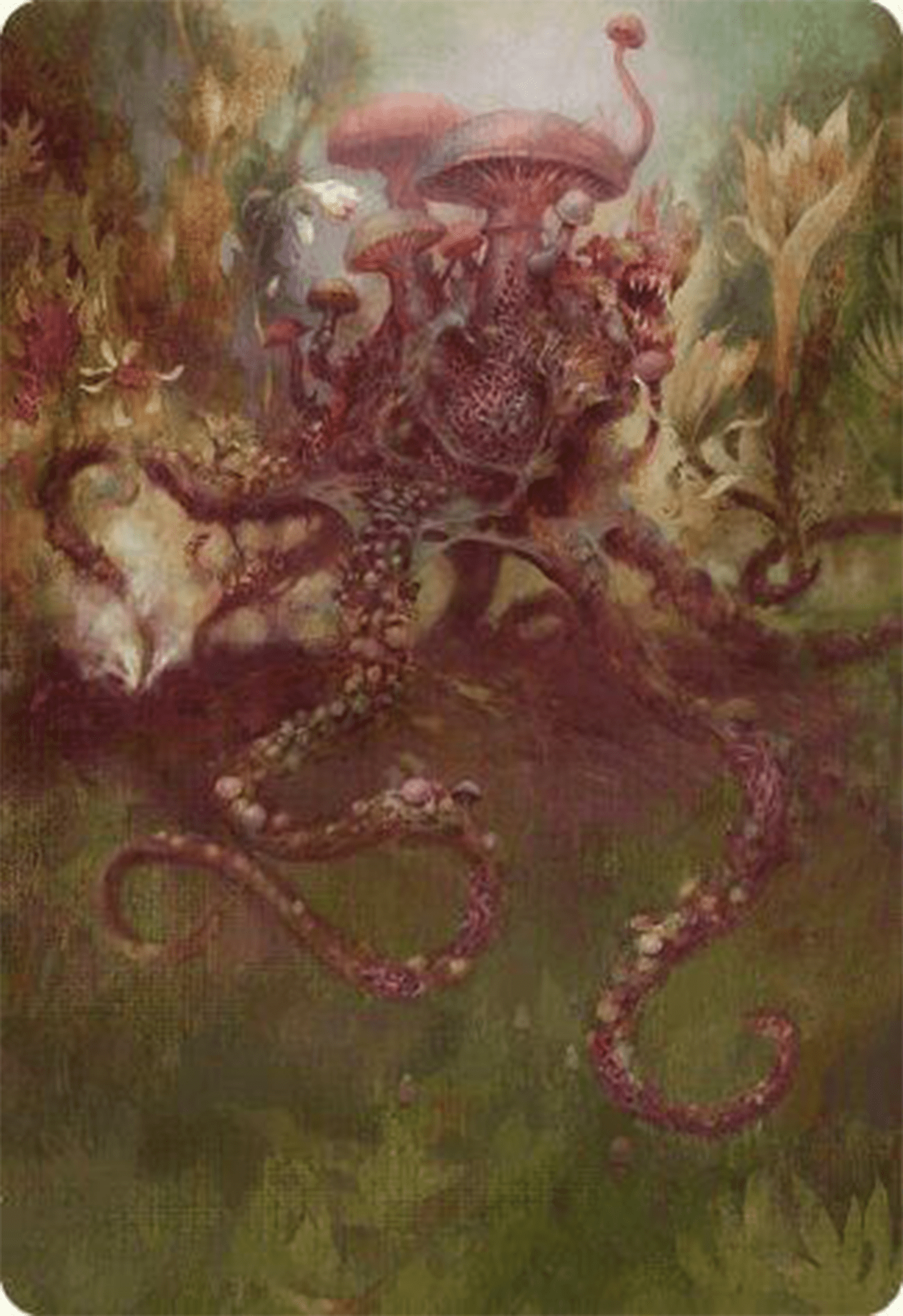 Sowing Mycospawn Art Card [Modern Horizons 3 Art Series] MTG Single Magic: The Gathering  | Multizone: Comics And Games
