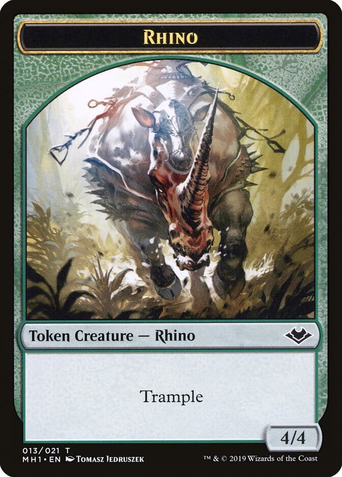 Goblin (010) // Rhino (013) Double-Sided Token [Modern Horizons Tokens] MTG Single Magic: The Gathering  | Multizone: Comics And Games