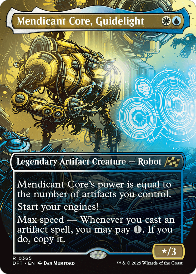 Mendicant Core, Guidelight (Borderless) [Aetherdrift] MTG Single Magic: The Gathering  | Multizone: Comics And Games