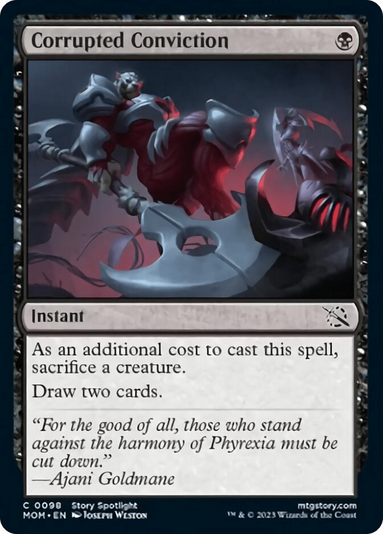 Corrupted Conviction [March of the Machine] MTG Single Magic: The Gathering  | Multizone: Comics And Games