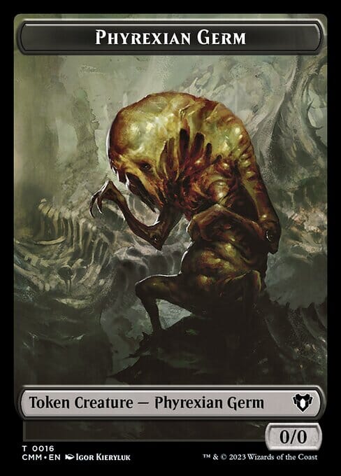 Eldrazi Spawn // Phyrexian Germ Double-Sided Token [Commander Masters Tokens] MTG Single Magic: The Gathering  | Multizone: Comics And Games