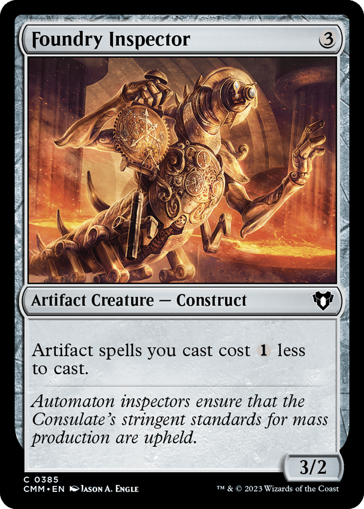 Foundry Inspector [Commander Masters] MTG Single Magic: The Gathering  | Multizone: Comics And Games
