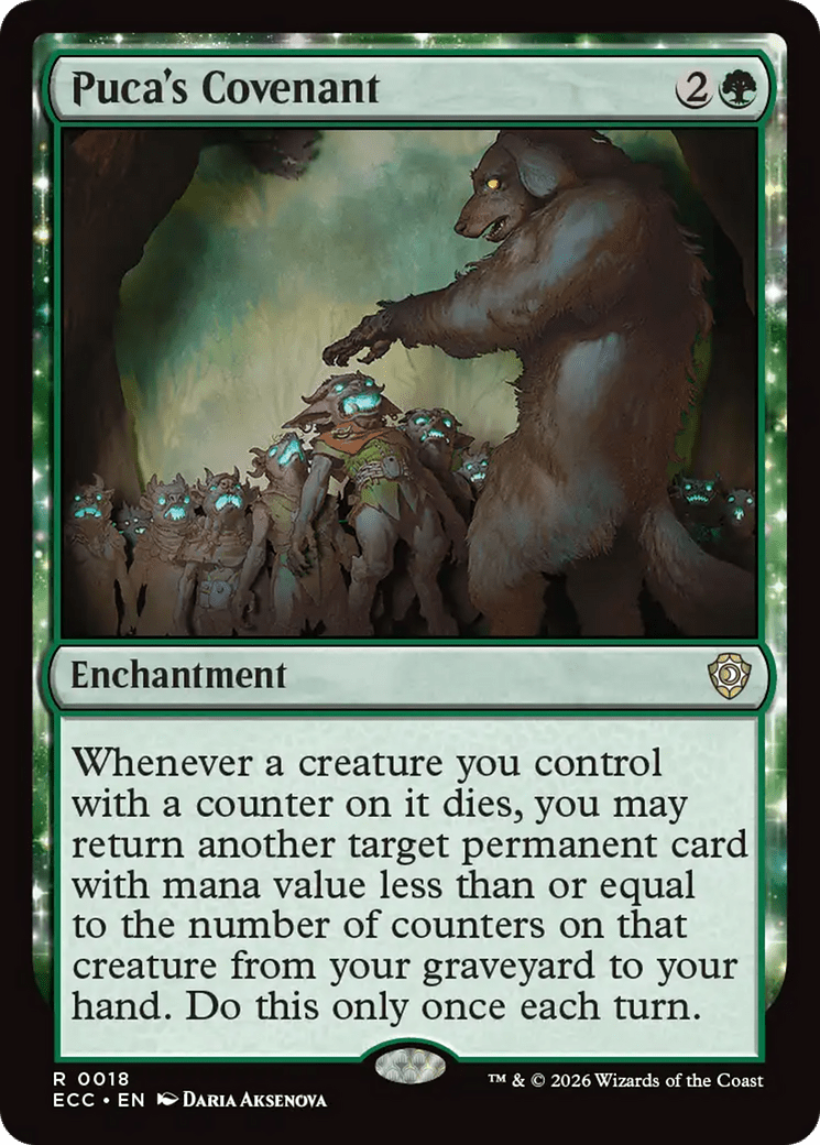 Puca's Covenant [Lorwyn Eclipsed Commander] MTG Single Magic: The Gathering  | Multizone: Comics And Games