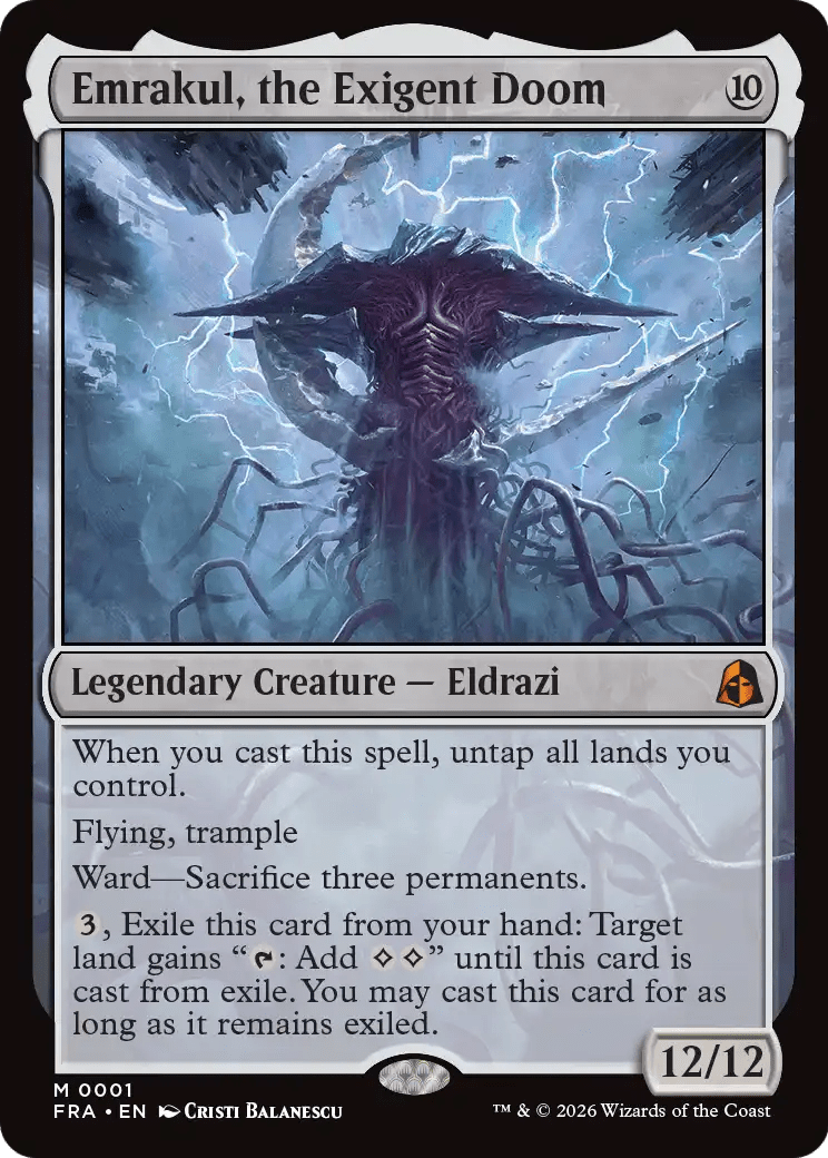 Emrakul, the Exigent Doom [Reality Fracture] MTG Single Magic: The Gathering  | Multizone: Comics And Games