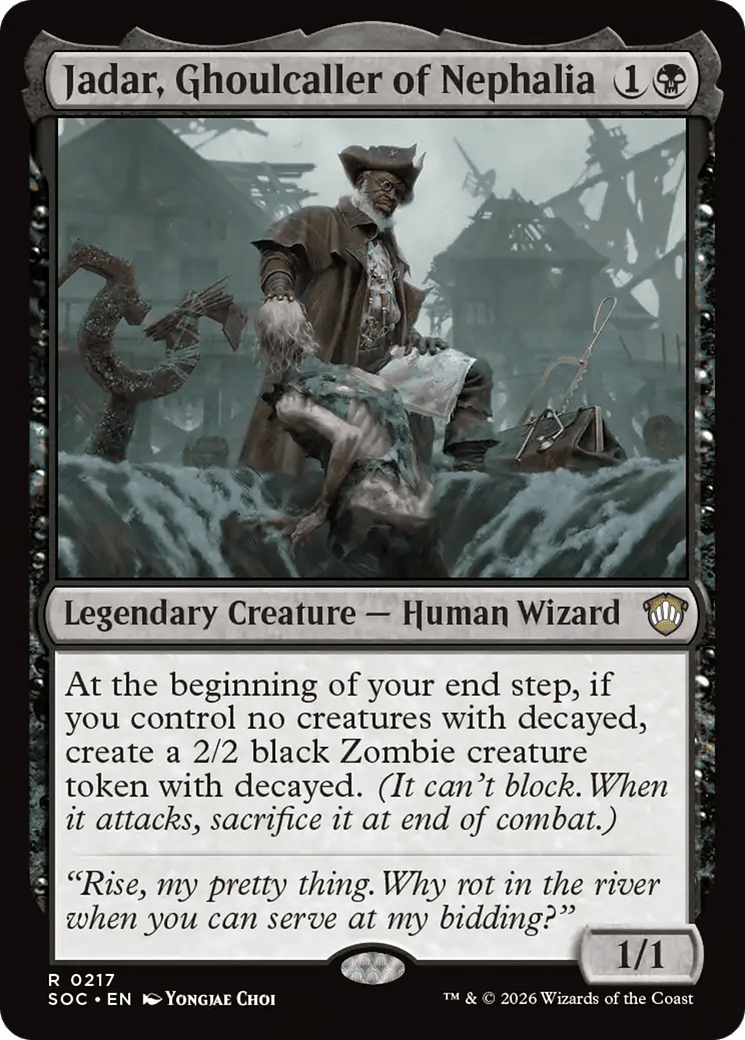 Jadar, Ghoulcaller of Nephalia [Secrets of Strixhaven Commander] MTG Single Magic: The Gathering  | Multizone: Comics And Games
