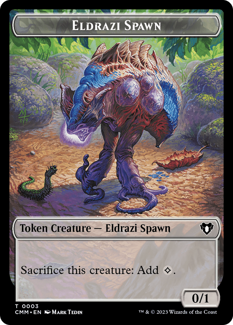 Eldrazi Spawn Token [Commander Masters Tokens] MTG Single Magic: The Gathering  | Multizone: Comics And Games