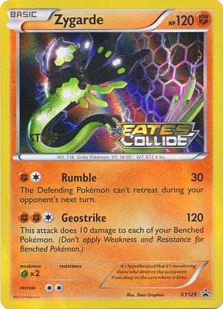 Zygarde (XY129) (Staff) [XY: Black Star Promos] Pokemon Single Pokémon  | Multizone: Comics And Games