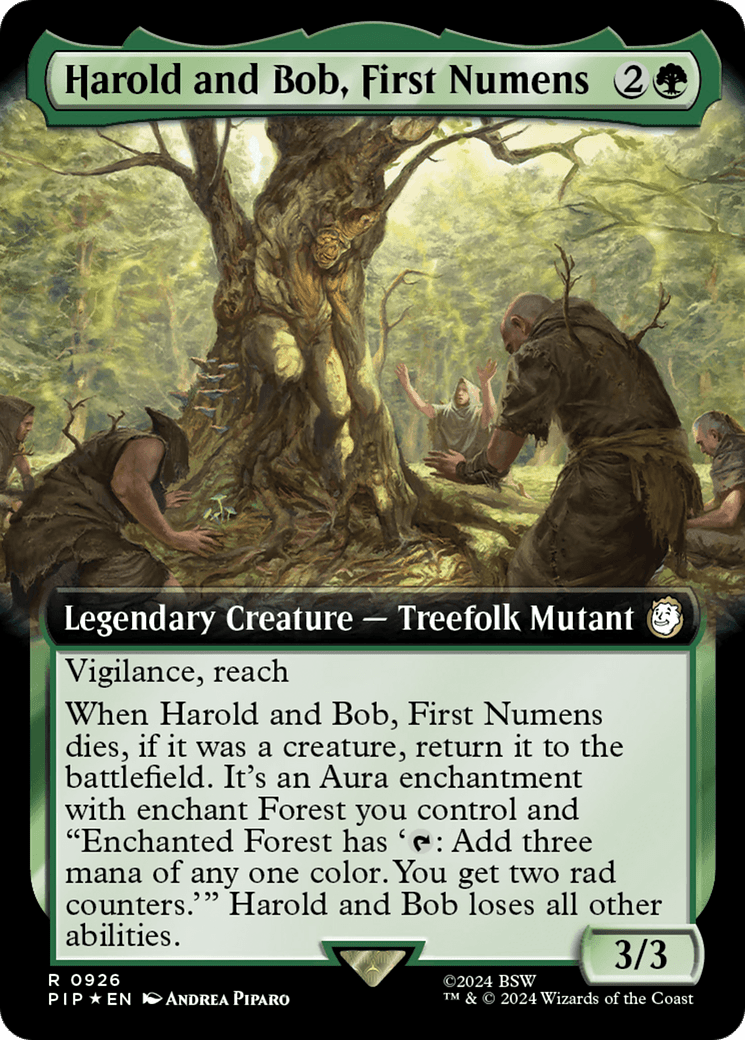 Harold and Bob, First Numens (Extended Art) (Surge Foil) [Fallout] MTG Single Magic: The Gathering  | Multizone: Comics And Games