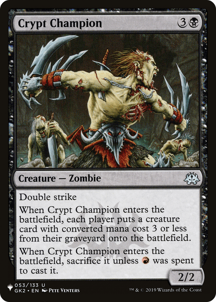 Crypt Champion [The List] MTG Single Magic: The Gathering  | Multizone: Comics And Games