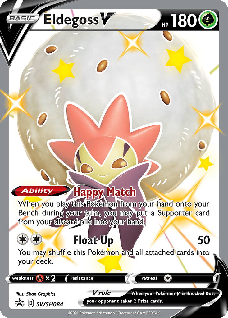 Eldegoss V (SWSH084) (Jumbo Card) [Sword & Shield: Black Star Promos] Pokemon Single Pokémon  | Multizone: Comics And Games