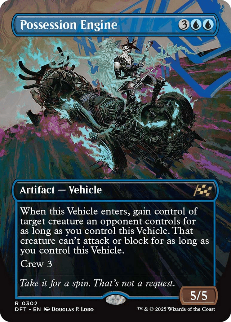 Possession Engine (Borderless) [Aetherdrift] MTG Single Magic: The Gathering  | Multizone: Comics And Games