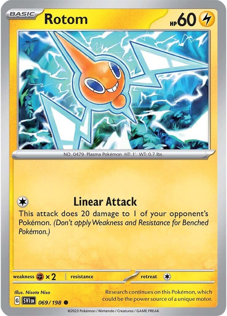 Rotom (069/198) [Scarlet & Violet: Base Set] Pokemon Single Pokémon  | Multizone: Comics And Games
