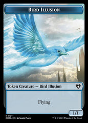 Treasure // Bird Illusion Double-Sided Token [Commander Masters Tokens] MTG Single Magic: The Gathering  | Multizone: Comics And Games