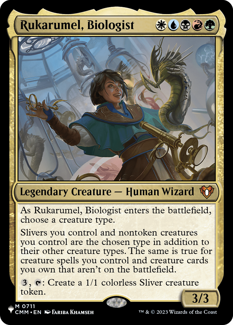 Rukarumel, Biologist (CMM) [The List] MTG Single Magic: The Gathering  | Multizone: Comics And Games