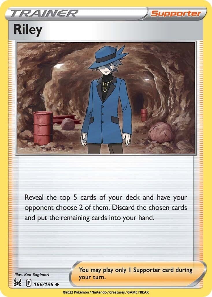 Riley (166/196) [Sword & Shield: Lost Origin] Pokemon Single Pokémon  | Multizone: Comics And Games