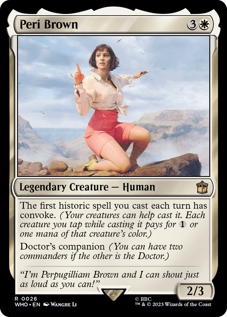 Peri Brown [Doctor Who] MTG Single Magic: The Gathering  | Multizone: Comics And Games